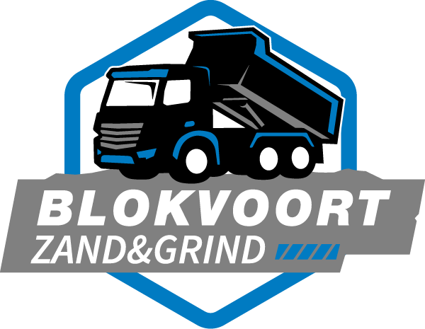 Blokvoort zand en grind